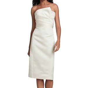 Amsale Strapless Slim Dress